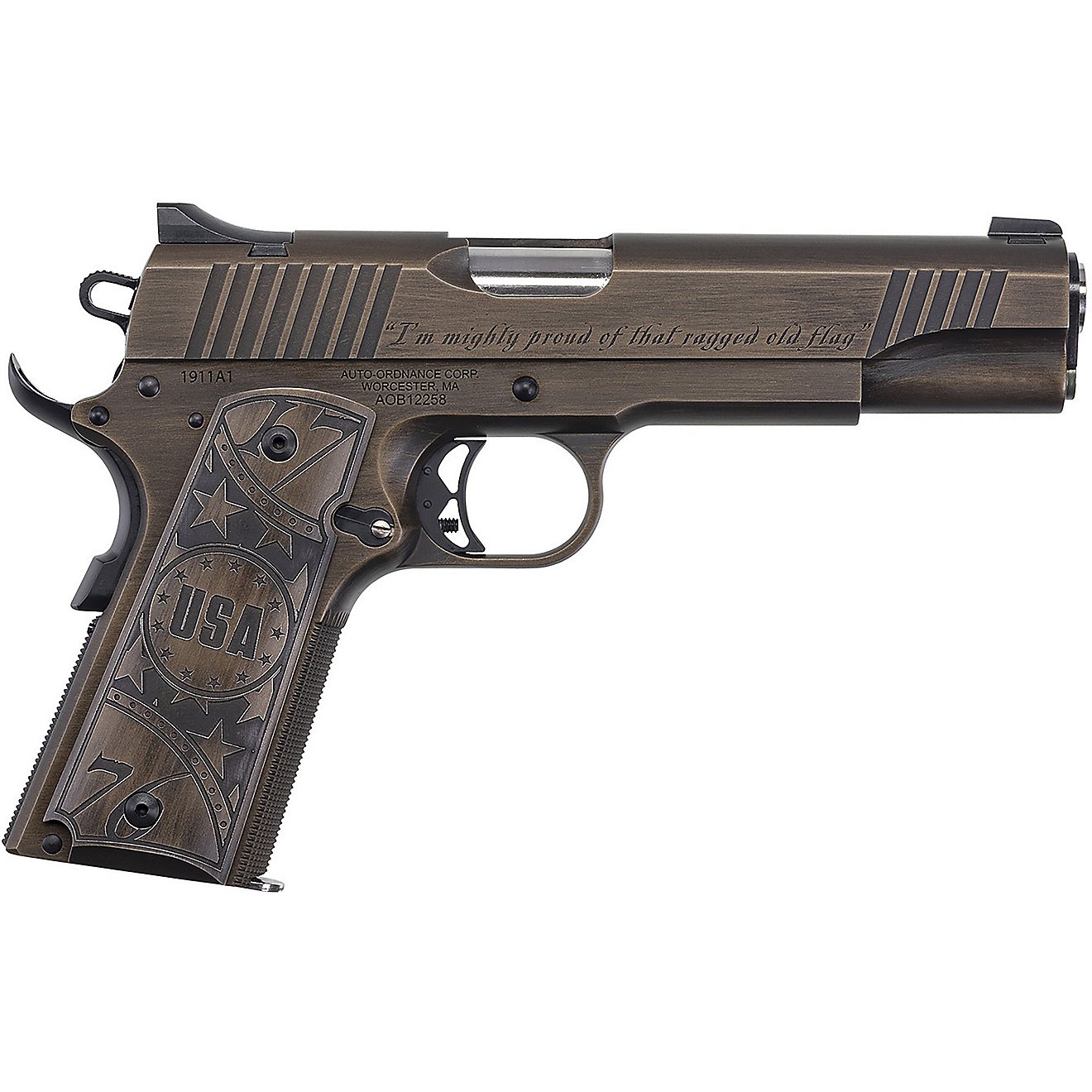 Auto-Ordnance 1911-A1 Old Glory 45 ACP Pistol                                                                                    - view number 2