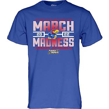 Blue 84 Men's University of Kansas March Madness Participant Hot Zone Short Sleeve T-shirt                                      
