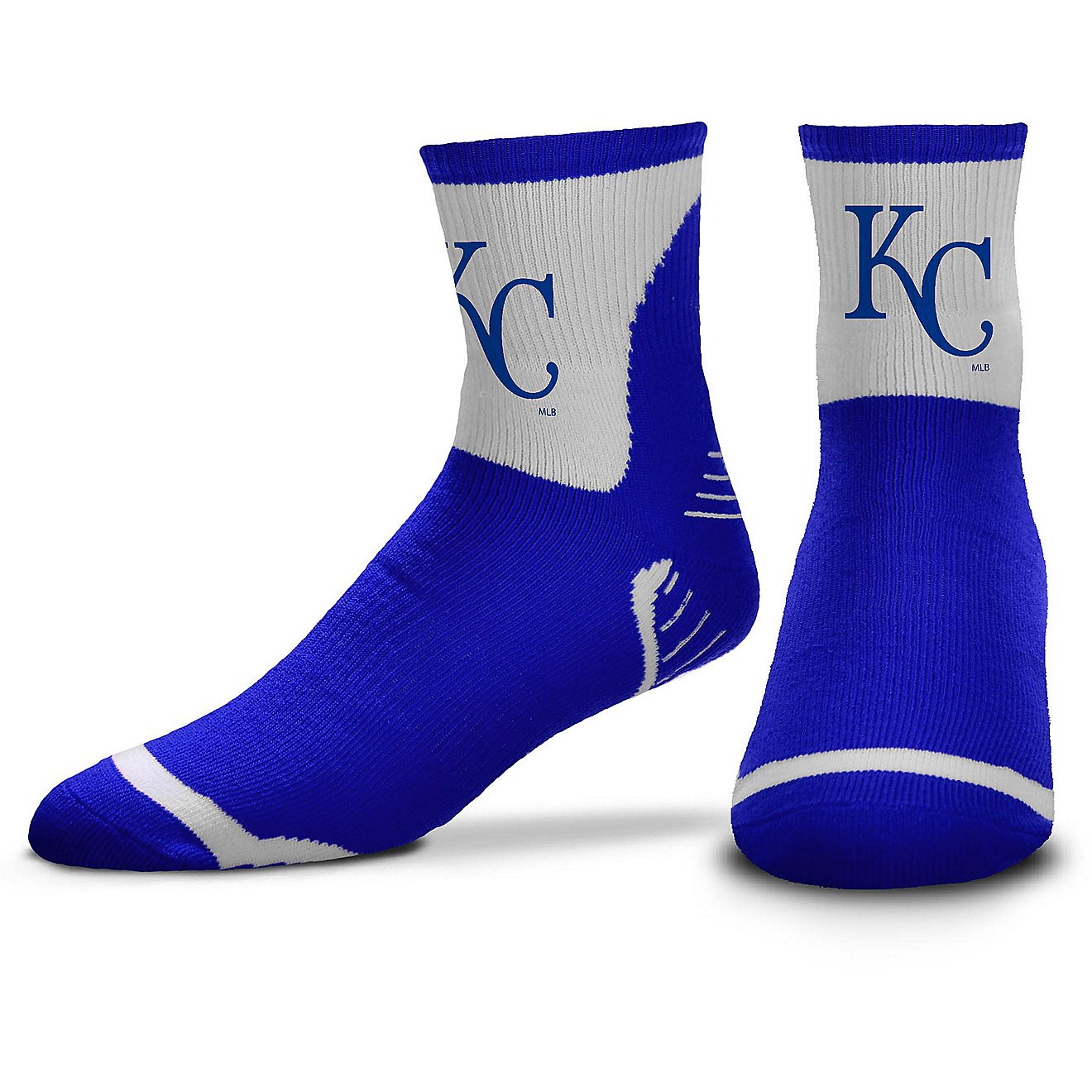 For Bare Feet Adults' Kansas City Royals Surge Quarter Socks                                                                     - view number 1
