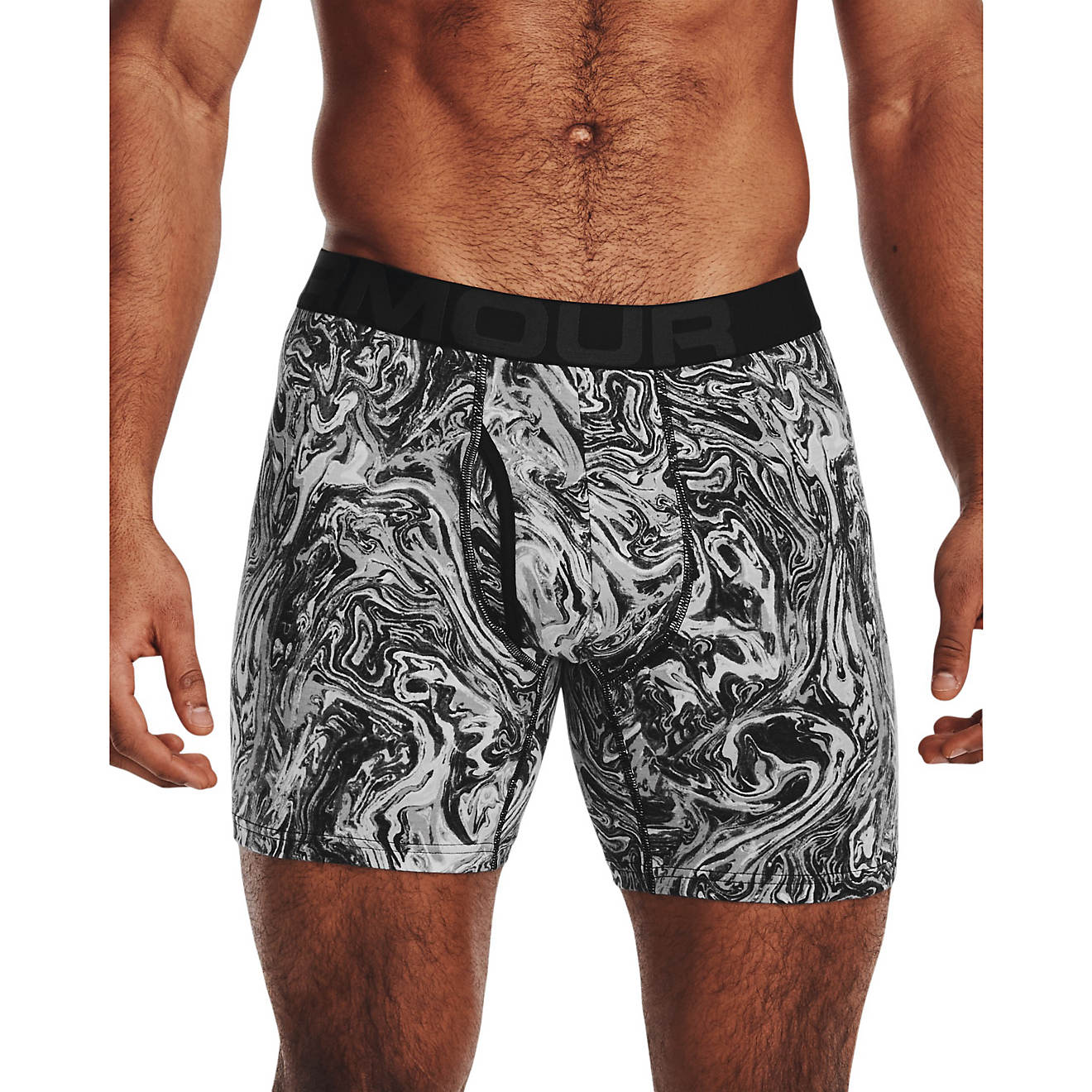 Under Armour Men's Charged Cotton 6 in Boxers 3-Pack                                                                             - view number 1