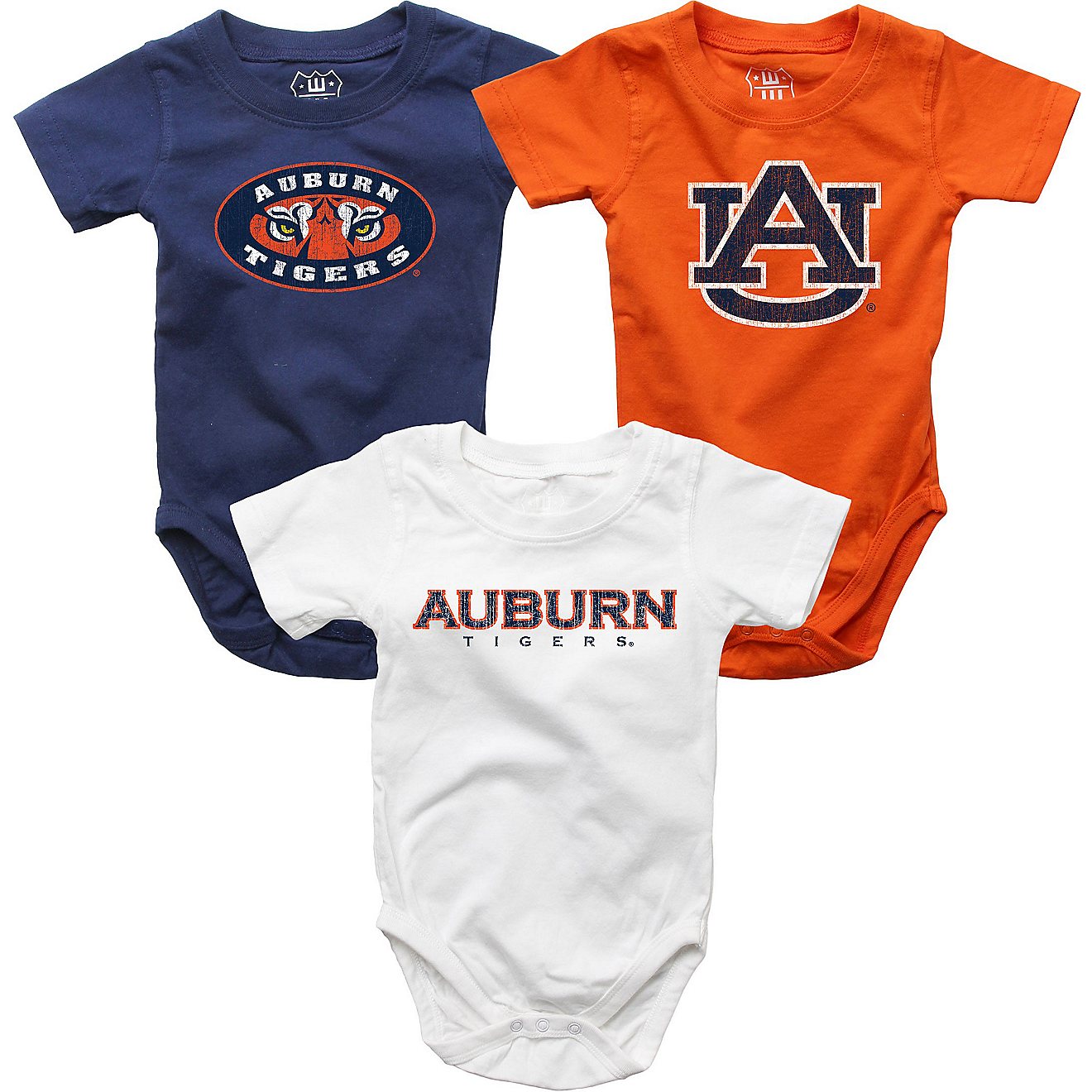 Wes and Willy Infant Boys' Auburn University Creeper Set 3-Pack                                                                  - view number 1