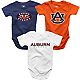 Wes and Willy Infant Boys' Auburn University Creeper Set 3-Pack                                                                  - view number 1 image