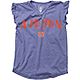 Wes and Willy Girls' Auburn University Vintage Arch Burn Out Ruffle T-shirt                                                      - view number 1 image