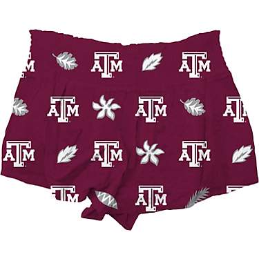 Wes and Willy Women's Texas A&M University Beach Shorts                                                                         