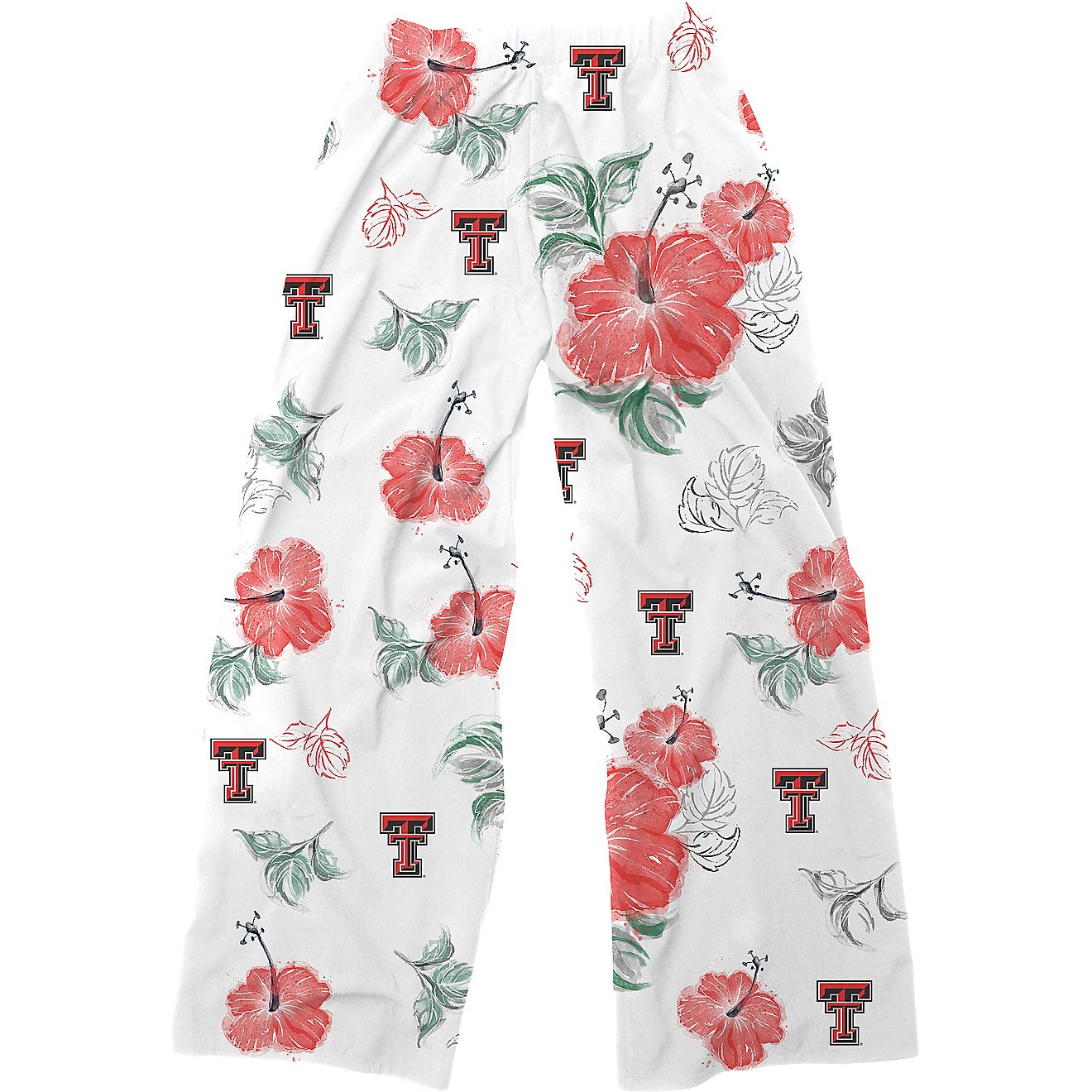 Wes and Willy Women's University of Texas Crepe Flowy Beach Pants                                                                - view number 1