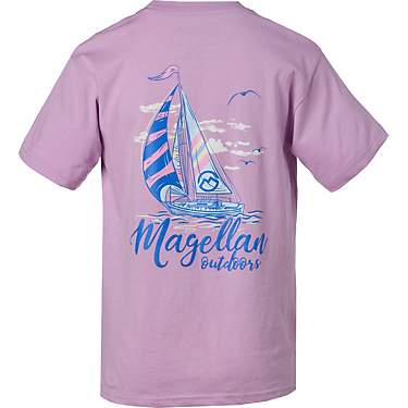 Magellan Outdoors Girls' Sailboat Graphic Short Sleeve T-shirt                                                                  