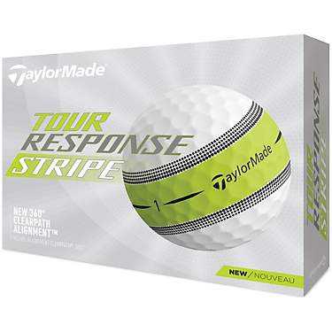 TaylorMade Tour Response Stripe Golf Balls 12-Pack                                                                              