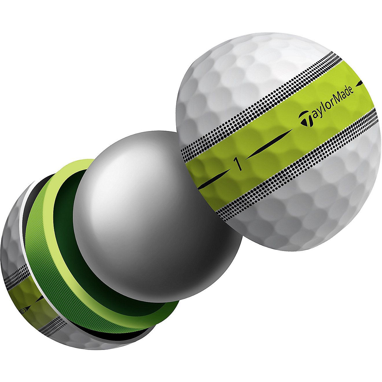 TaylorMade Tour Response Stripe Golf Balls 12-Pack                                                                               - view number 3