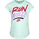 Nike Girls' Run Wild Graphic T-shirt                                                                                             - view number 1 image