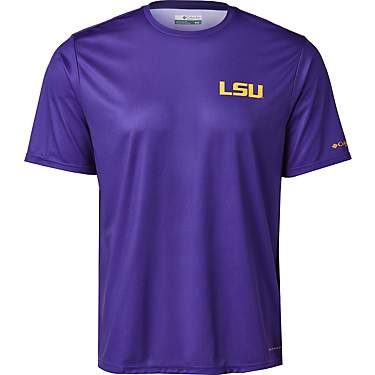 Columbia Sportswear Men's Louisiana State University Terminal Tackle Short Sleeve T-shirt                                       