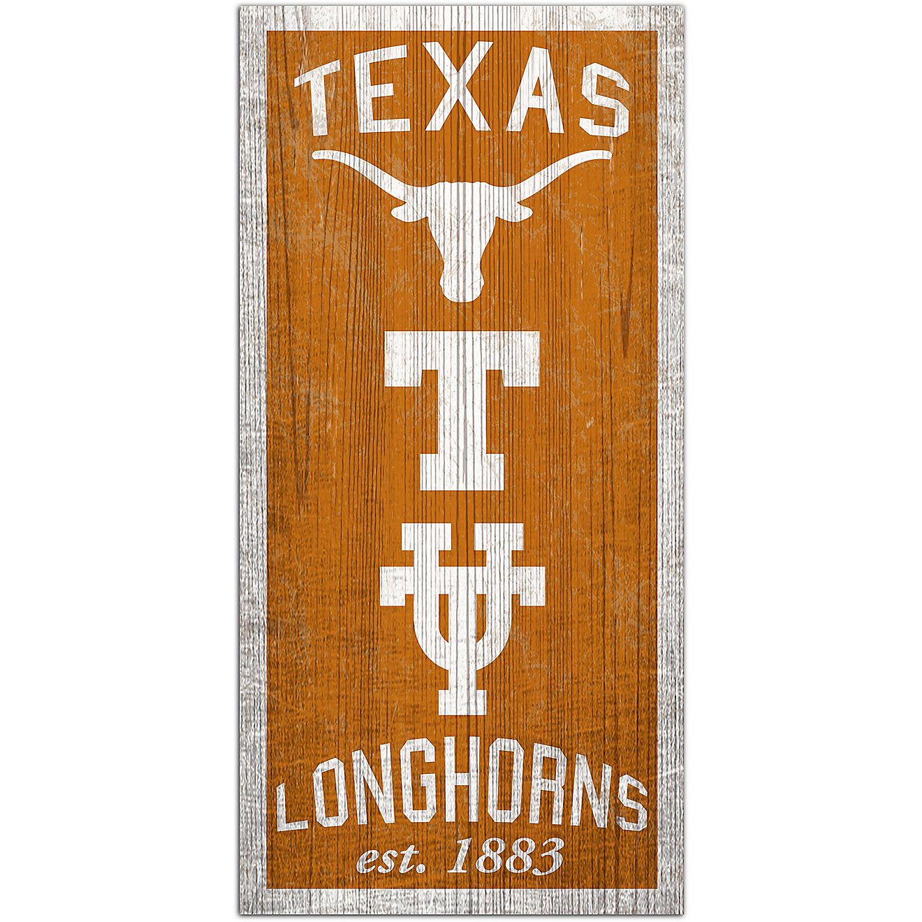Fan Creations University of Texas Heritage 6 x 12 Sign                                                                           - view number 1