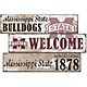 Fan Creations Mississippi State University Welcome 3 Plank Decor                                                                 - view number 1 image