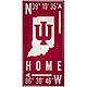 Fan Creations Indiana University Coordinate 6x12 Sign                                                                            - view number 1 image