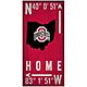 Fan Creations Ohio State University Coordinate 6x12 Sign                                                                         - view number 1 image