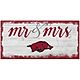 Fan Creations University of Arkansas Script Mr. and Mrs. 6 in x 12 in Sign                                                       - view number 1 image