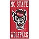 Fan Creations North Carolina State University Heritage Distressed Logo 6x12 Wall Decor                                           - view number 1 image