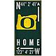 Fan Creations University of Oregon Coordinate 6x12 Sign                                                                          - view number 1 image