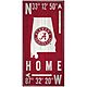 Fan Creations University of Alabama Coordinate 6x12 Sign                                                                         - view number 1 image