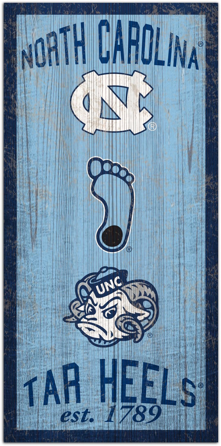 Fan Creations University of North Carolina Heritage 6 x 12 Sign Academy