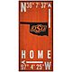 Fan Creations Oklahoma State University Coordinate 6x12 Sign                                                                     - view number 1 image