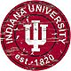 Fan Creations Indiana University Distressed Round Sign                                                                           - view number 1 image