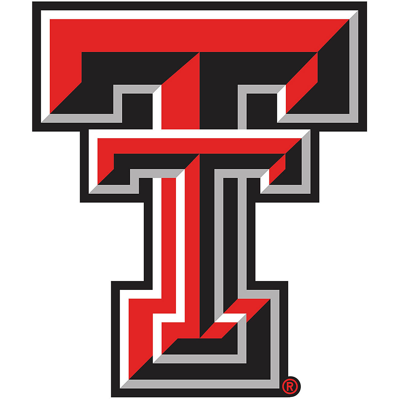 Fan Creations Distressed Logo 11x19 Texas Tech University Heritage Multi