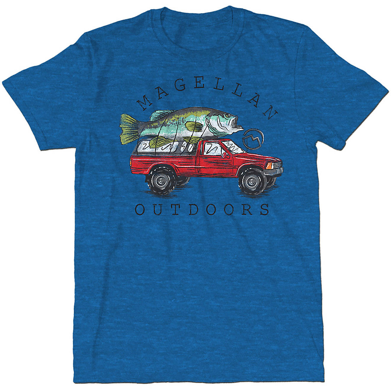 Magellan Outdoors Boys' Fish Truck Graphic Short Sleeve T-shirt                                                                  - view number 1