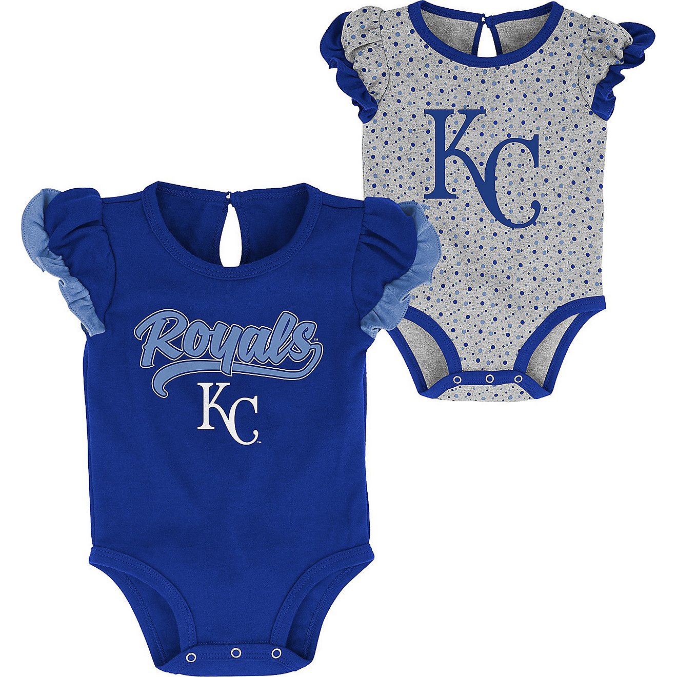 Outerstuff Infants’ Kansas City Royals Scream and Shout Creepers 2-Pack                                                        - view number 3