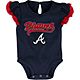 Outerstuff Infants’ Atlanta Braves Scream and Shout Creeper 2-Pack                                                             - view number 1 image