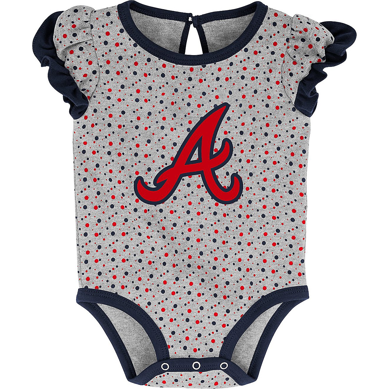 Outerstuff Infants’ Atlanta Braves Scream and Shout Creeper 2-Pack                                                             - view number 2