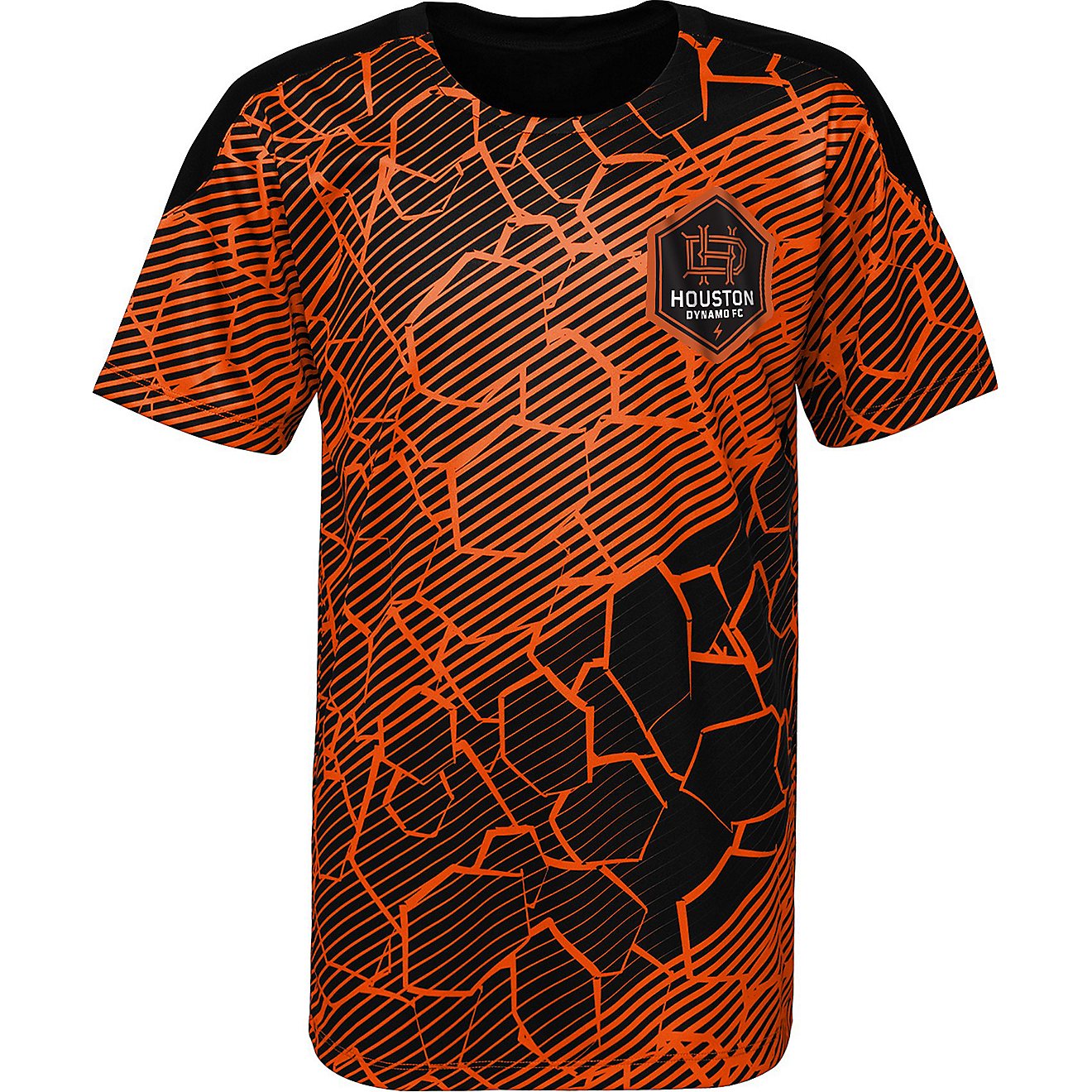 Outerstuff Youth Houston Dynamo FC Punch Graphic Short Sleeve T-shirt                                                            - view number 1