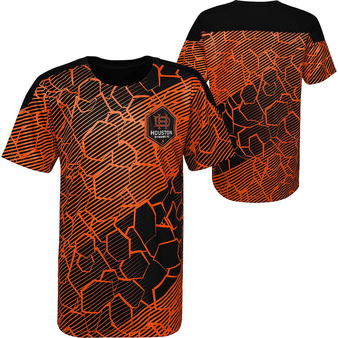 Outerstuff Youth Houston Dynamo FC Punch Graphic Short Sleeve T-shirt                                                            - view number 3