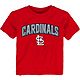 Outerstuff Toddlers' St. Louis Cardinals Faux Embroidery Art Graphic Short Sleeve T-shirt                                        - view number 1 image