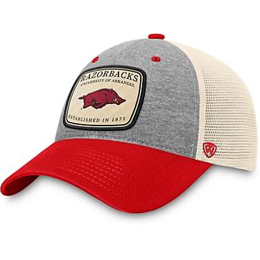 Top of the World Adults' University of Arkansas Structured Trucker Cap                                                          