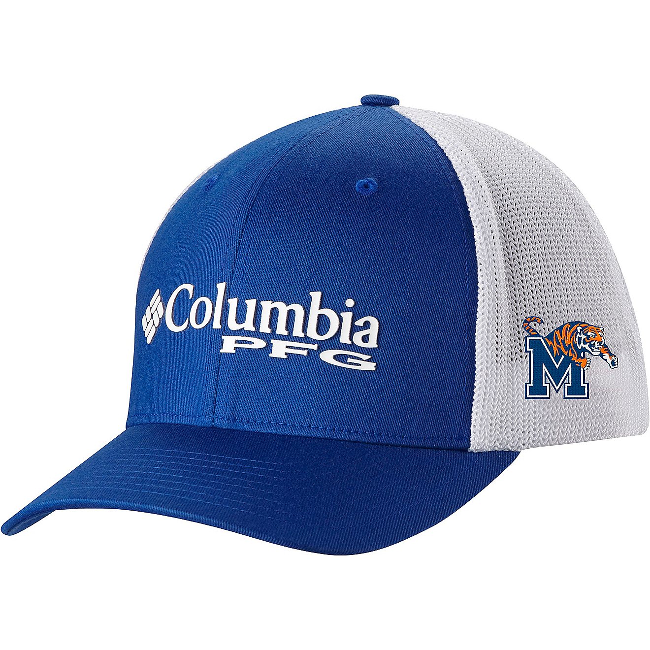 Columbia Sportswear Men's University of Memphis PFG Ball Cap                                                                     - view number 1