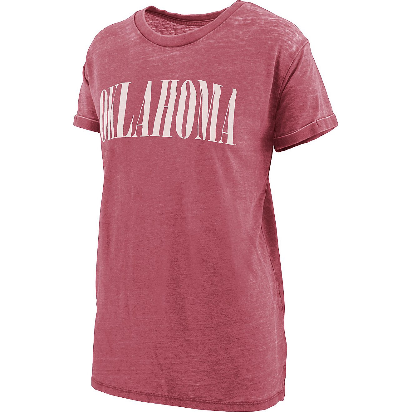 Three Square Women's University of Oklahoma Boyfriend Showtime Graphic T-shirt                                                   - view number 1