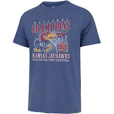 47 Men's University of Kansas National Champs Franklin Short Sleeve T-shirt                                                     