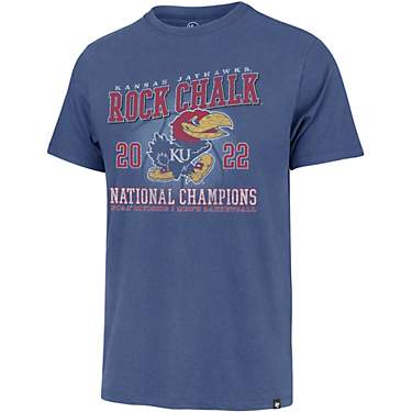 47 Men's University of Kansas National Champs Verbage Franklin Short Sleeve T-shirt                                             