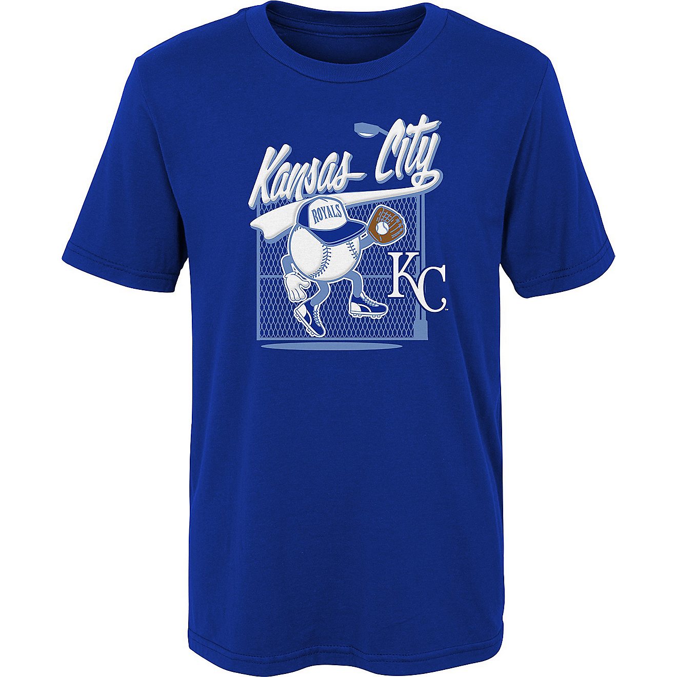 Outerstuff Boys' Kansas City Royals On The Fence Graphic T-shirt                                                                 - view number 1