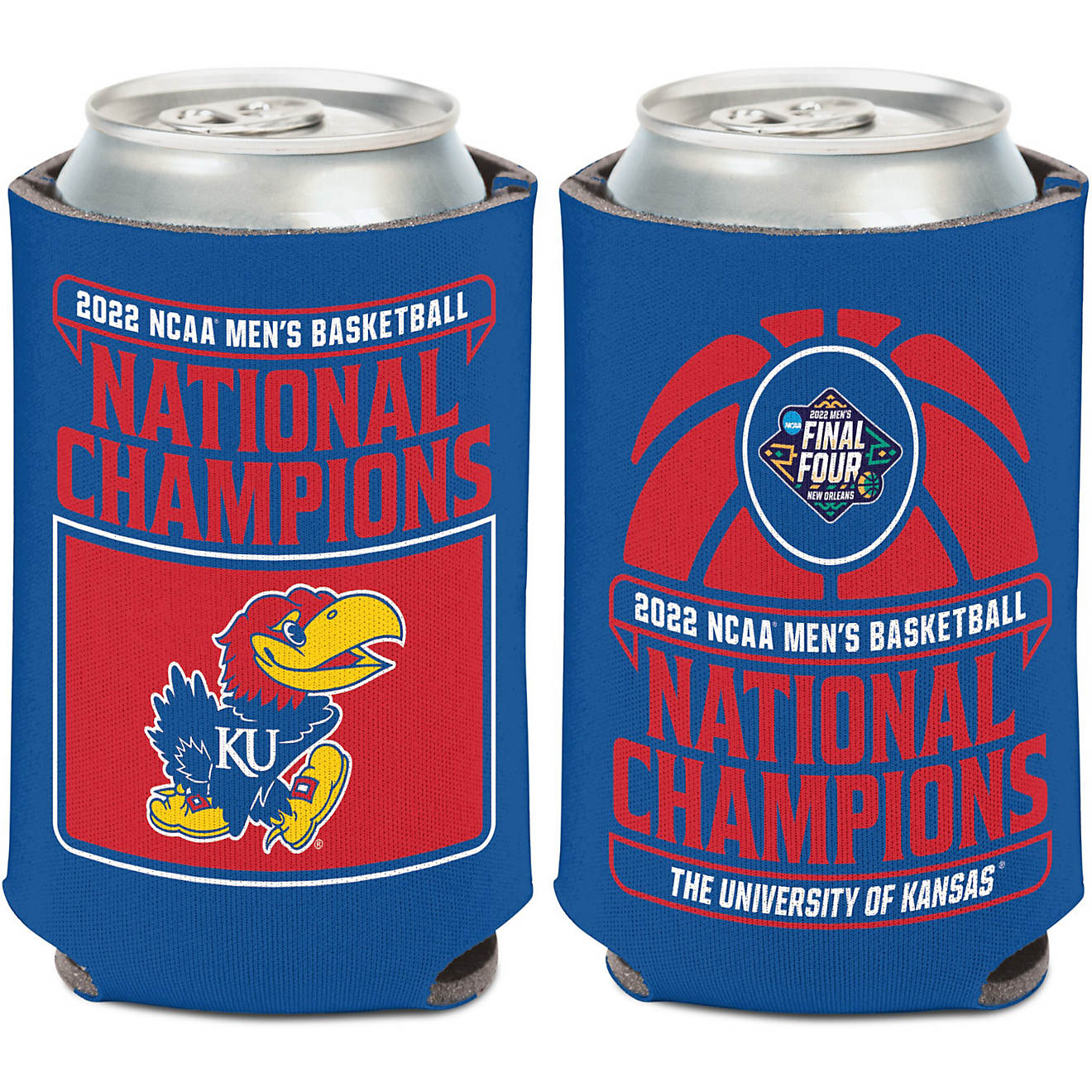 WinCraft University of Kansas 2022 Men's March Madness National Champs Can Cooler                                                - view number 1