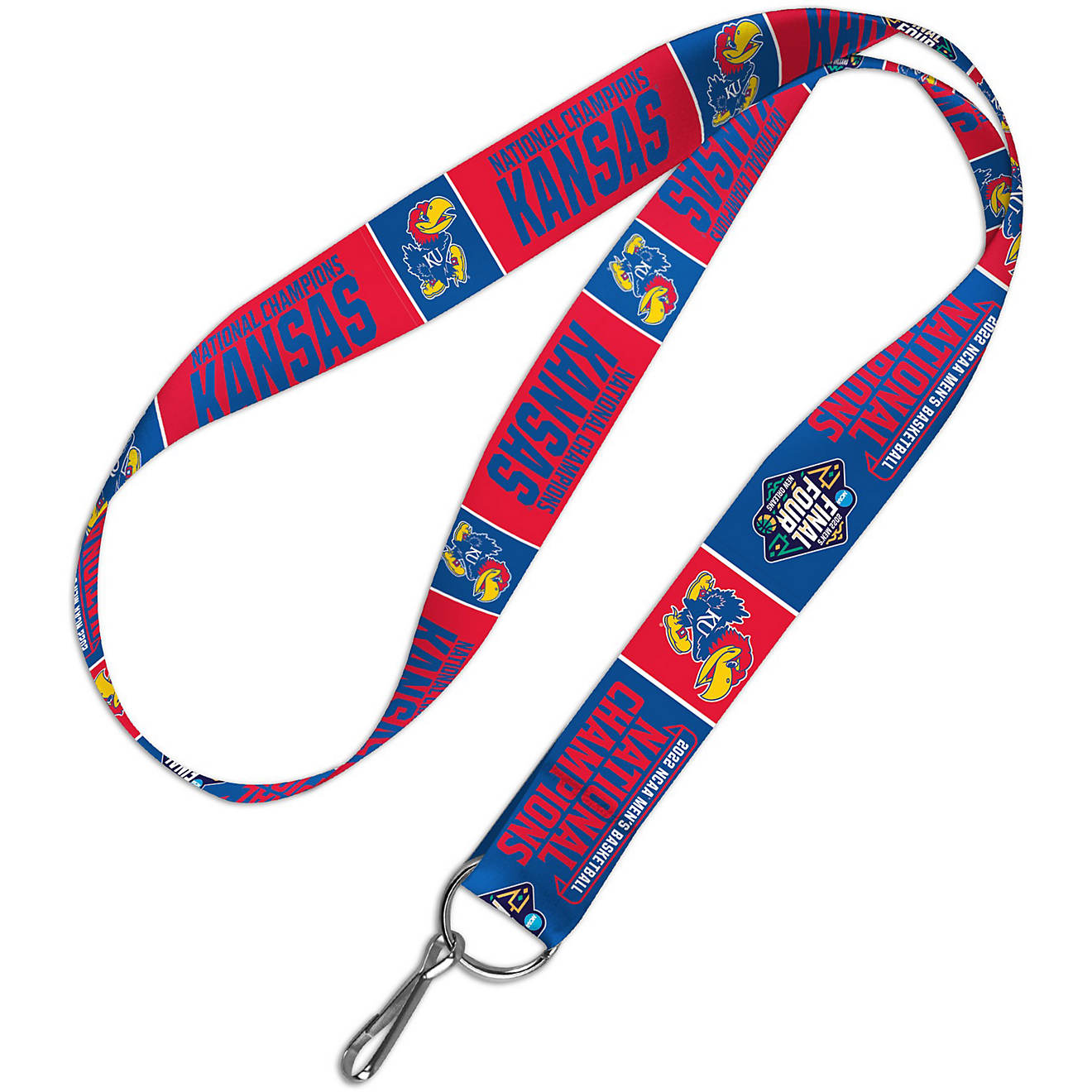 WinCraft University of Kansas 2022 Men's March Madness National Champs Lanyard                                                   - view number 1