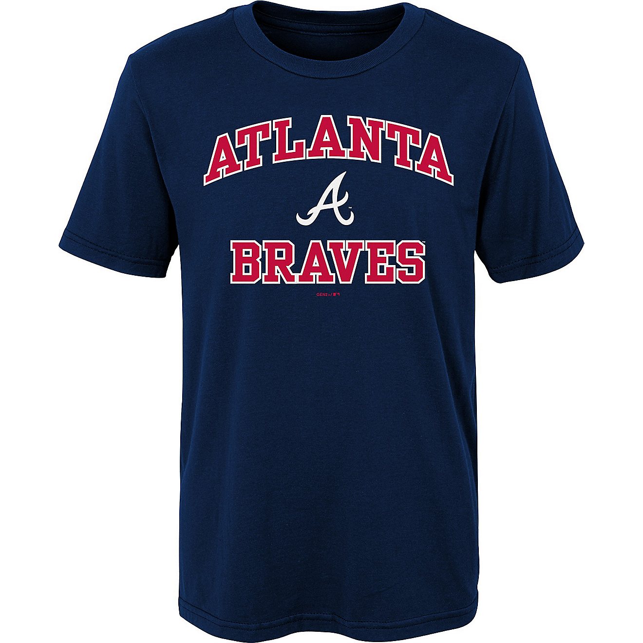Outerstuff Kids' Atlanta Braves Heart & Soul Short Sleeve T-shirt                                                                - view number 1