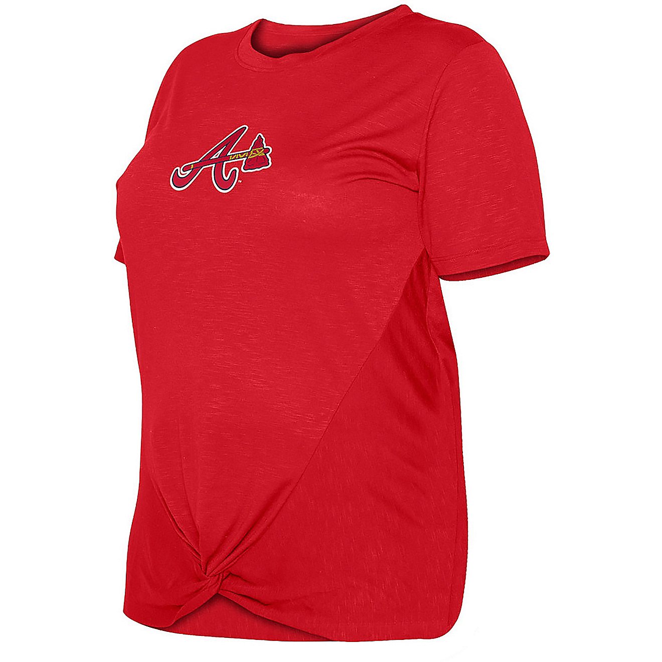 New Era Women’s Plus Size Atlanta Braves Front Twist T-shirt                                                                   - view number 5