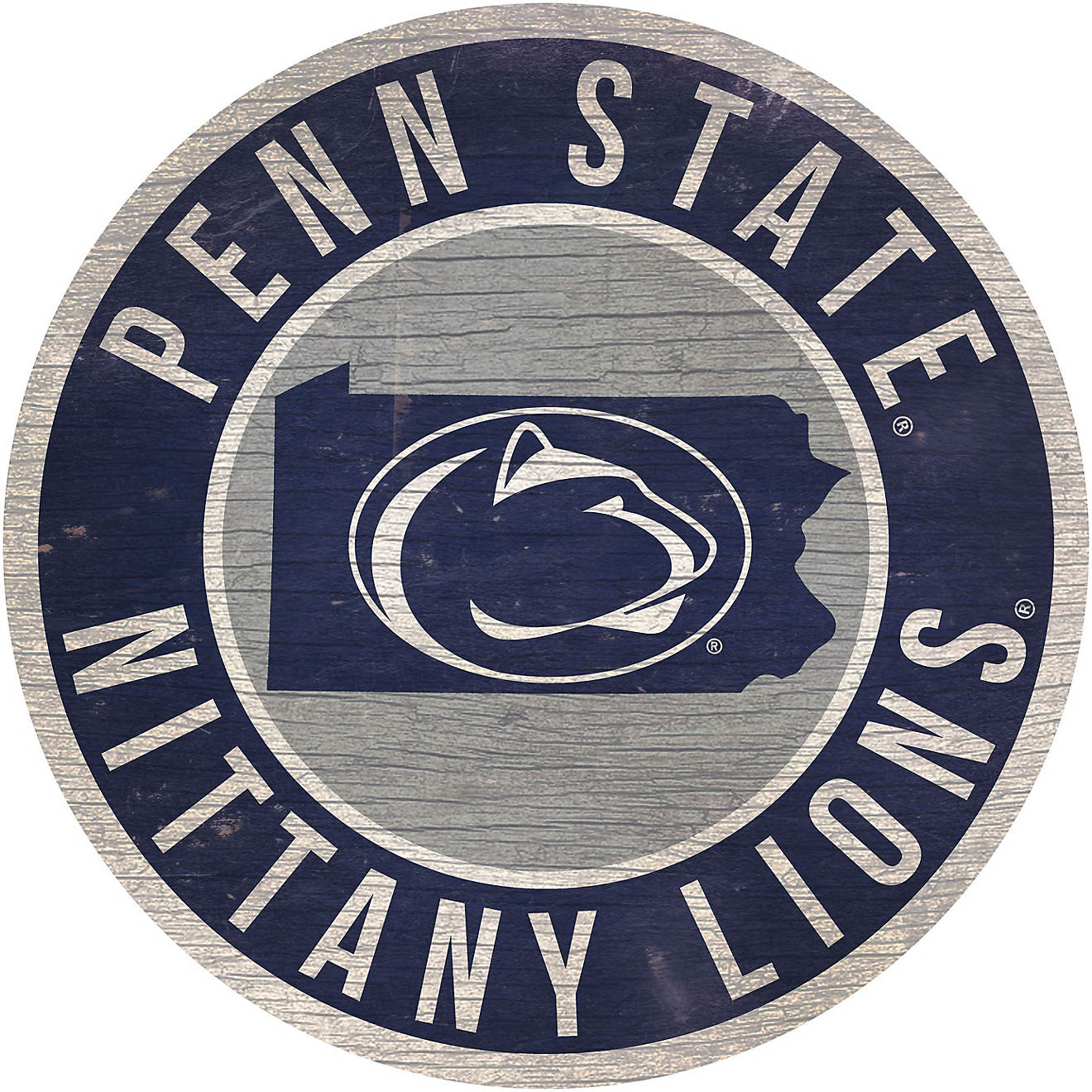 Fan Creations Pennsylvania State University 12 in Circle with State Sign                                                         - view number 1