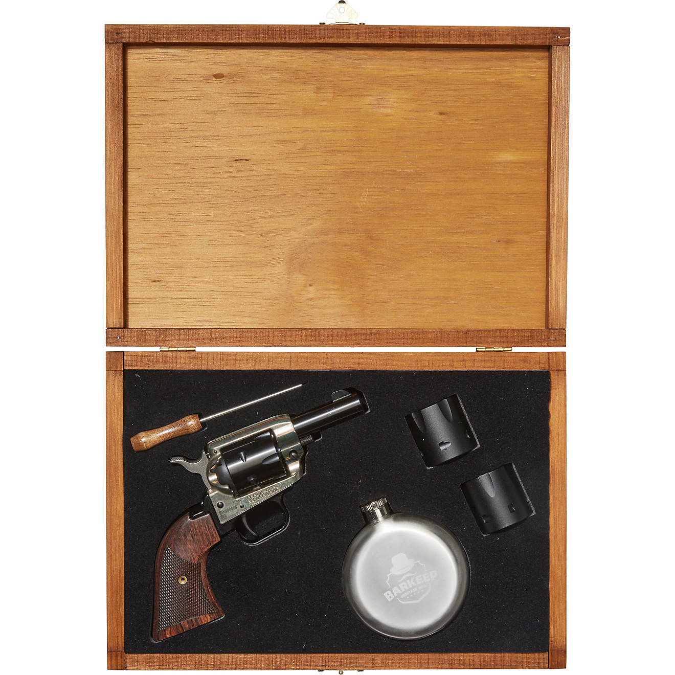 Heritage Barkeep .22 LR Single Action Revolver Flask Cedar Kit                                                                   - view number 1