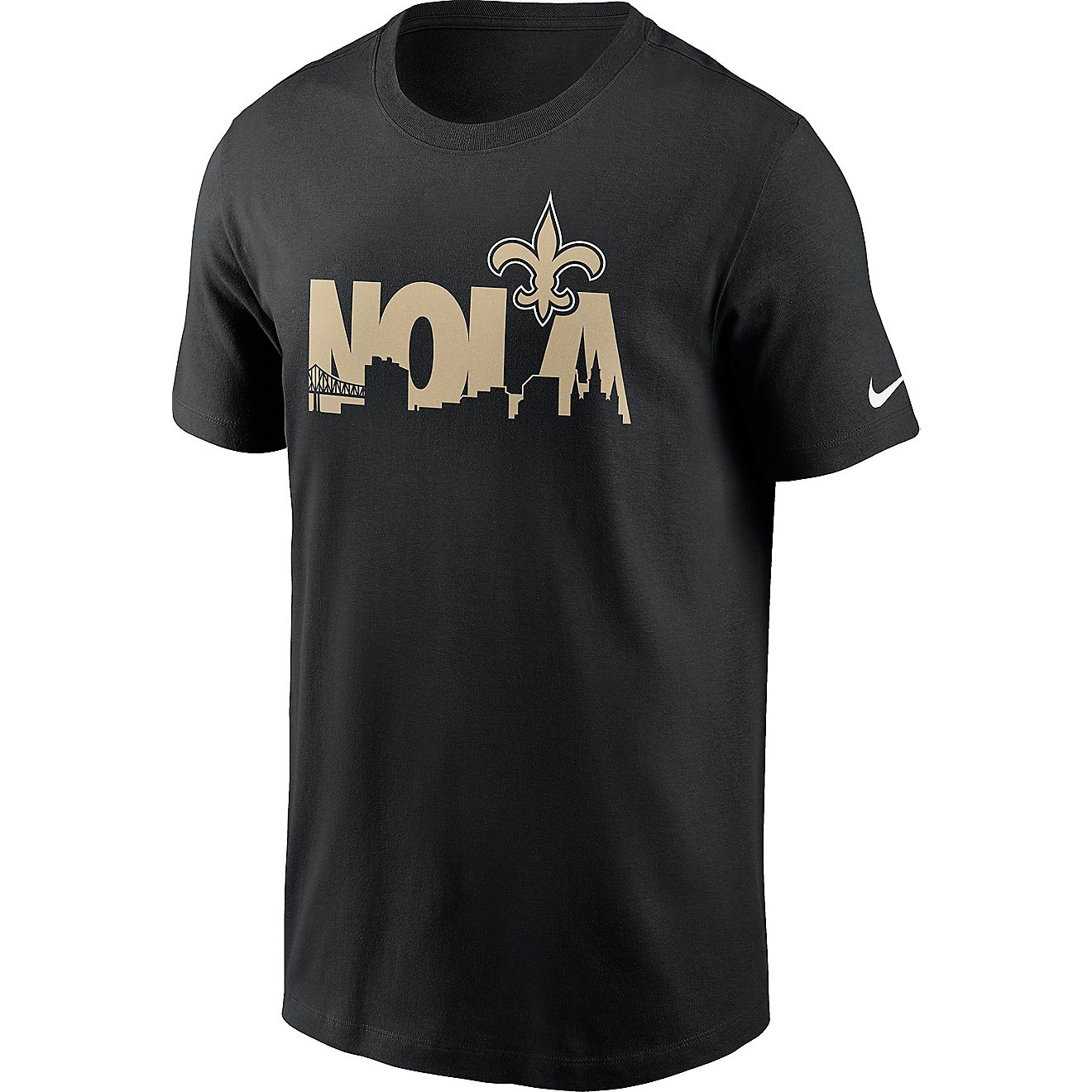 Nike Men's New Orleans Saints Local NOLA Skyline T-shirt                                                                         - view number 1
