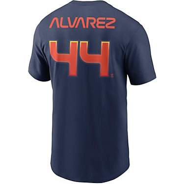Nike Men's Houston Astros Yordan Alvarez #44 City Connect N&N T-shirt                                                           