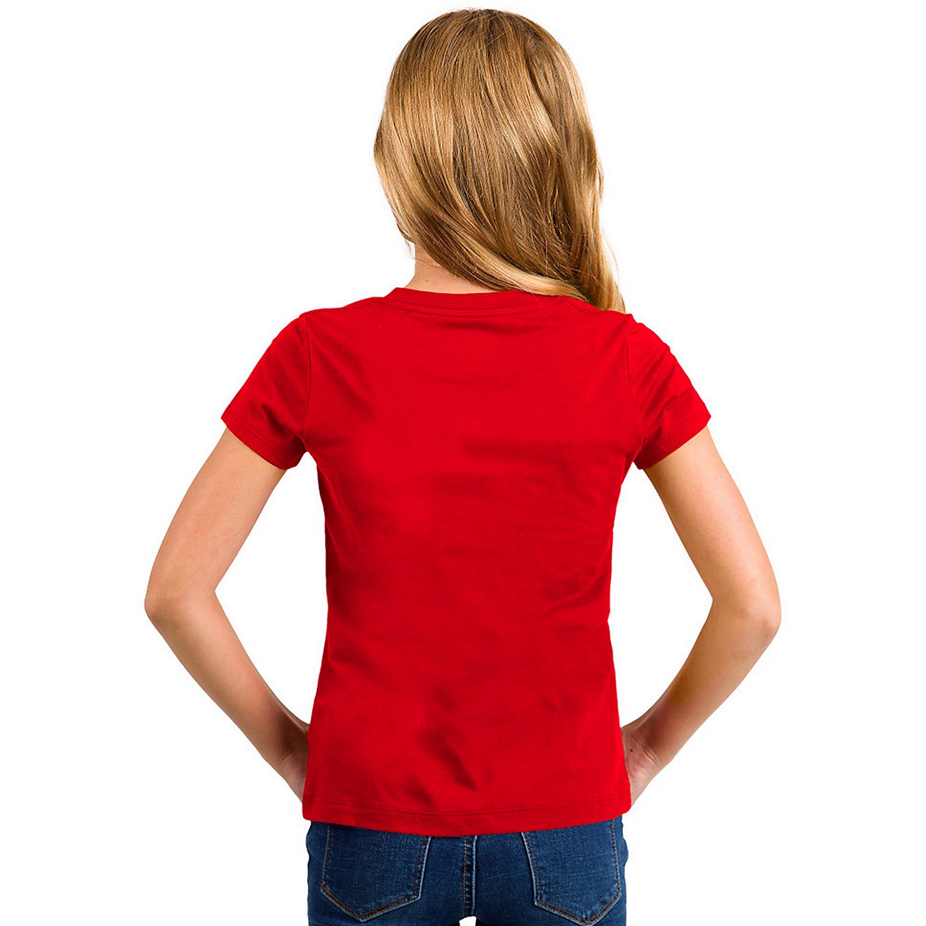 New Era Girls' Texas Rangers Walk-Off Flip Sequins Graphic T-shirt                                                               - view number 3