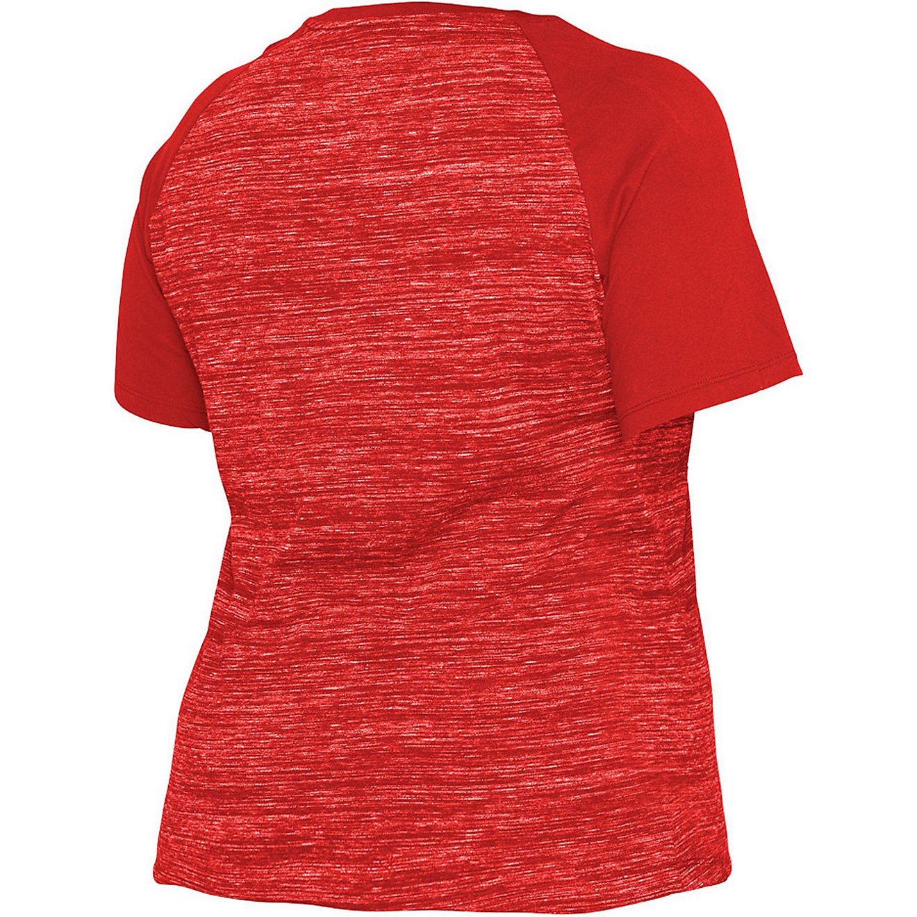 New Era Women’s Plus Size St. Louis Cardinals Who’s On First Space-Dye T-shirt                                               - view number 5