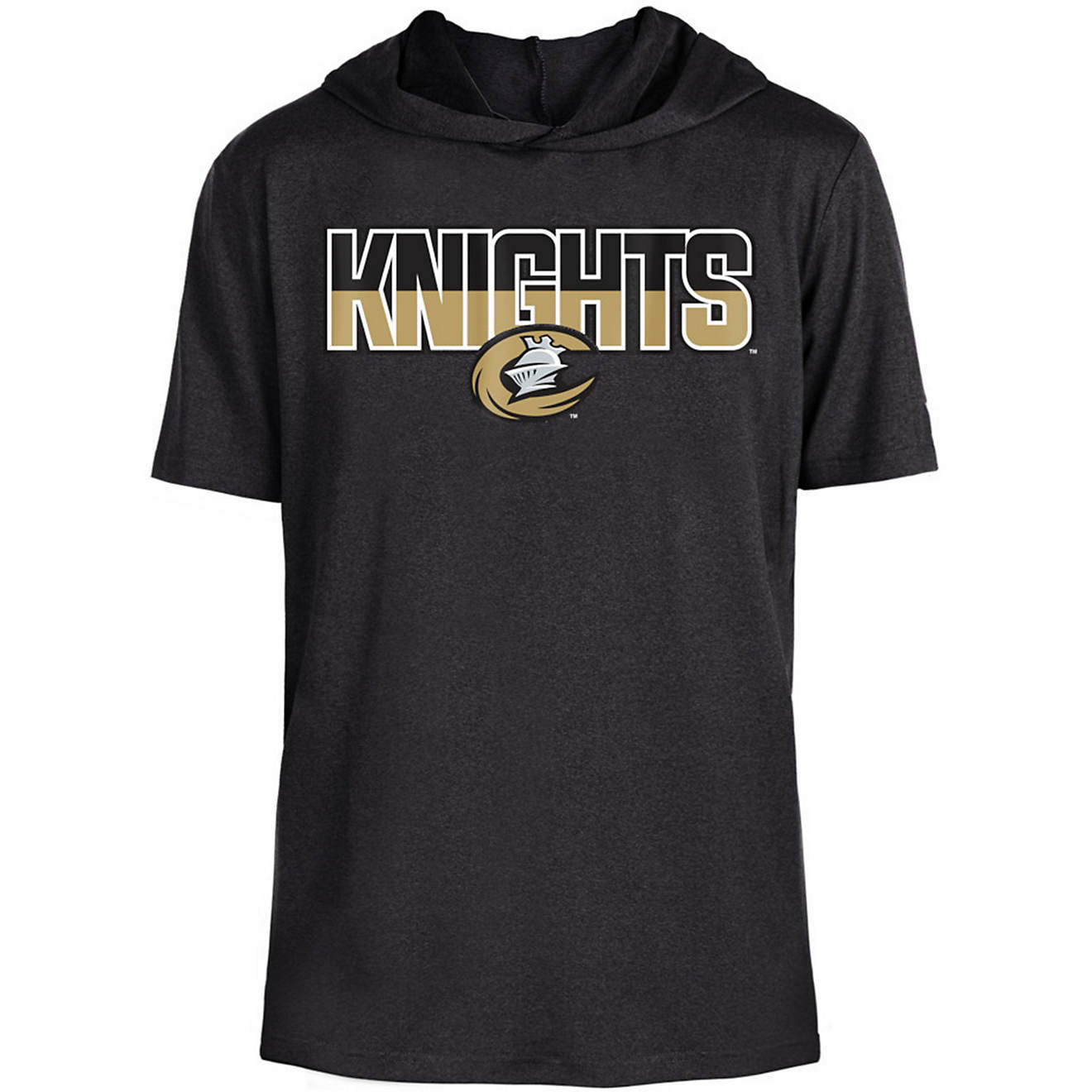 New Era Men's Charlotte Knights Active Short Sleeve Hooded Top                                                                   - view number 1